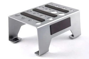 Car Stand Supporto Porta Modello Argento in Ergal per 1:8 1:10 - FAST410S - Zdjęcie 1 z 1