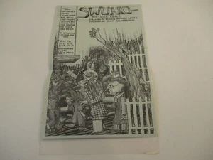 Vintage c1970s Swung Theatre Play Poster Creepy Psychedelic Abstract Inked Art - Picture 1 of 5