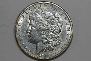 1890-S Morgan 90% Silver Dollar Super Slider Grade About Uncirculated (MDX4081) - Picture 1 of 4