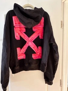 Off-White Logo Kapuzensweatshirt $ 393 schwarz Marker Hoody - Bild 1 von 13