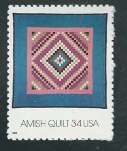 Scott # 3526...34 Cent...Amish Quilts...3 Stamps - Picture 1 of 1
