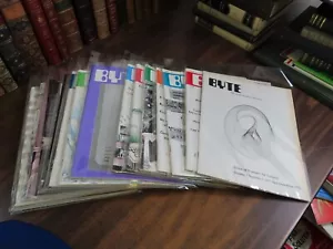 LOT 17 BYTE Magazine - Complete 1975 & 1976 + Index - Small Systems Journal - Picture 1 of 18