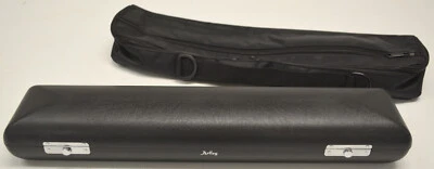 NEW OLD STOCK ARTLEY FRENCH STYLE FLUTE CASE W/COVER, LOW C FOOT - LISTING #9 - Image 1 of 4