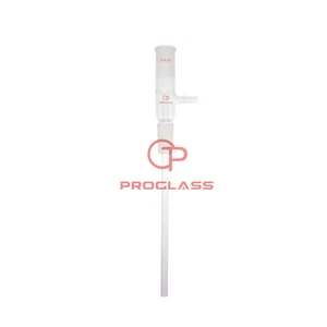 Laboratory Glass Adapters Vacuum Take-Off,Vertical,Long Stem - Picture 1 of 2