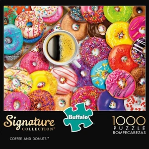 Coffee and Donuts 1000 Piece Puzzle - Picture 1 of 1