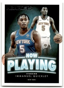 2020-21 HOOPS NOW PLAYING IMMANUEL QUICKLEY NEW YORK KNICKS #SS-27