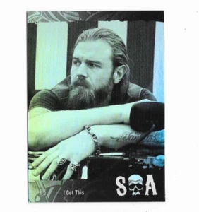 2015 Sons of Anarchy stagioni 4-5 carta base 8 in RAINBOW FOIL parallelo 1/25 PRIMA - Foto 1 di 1