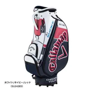 Callaway Golf Cart Bag CRT TOUR 24 Men's 9.5 Type 47 Inch 4.7kg White/Navy/Red - Picture 1 of 6