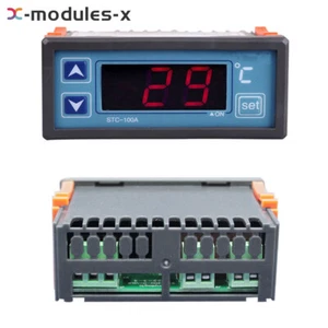 Controlador de temperatura digital STC-100A AC220V termostato de temperatura + sensor NTC - Imagen 1 de 14