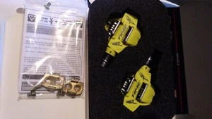 TIME ATAC XC 6 CLIPLESS MTB PEDALS Yellow with cleats - Picture 1 of 2