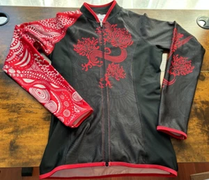 Chaqueta de Ciclismo She Beest Damas Talla Pequeña Cuello Mandarín Estampado Floral - Imagen 1 de 19
