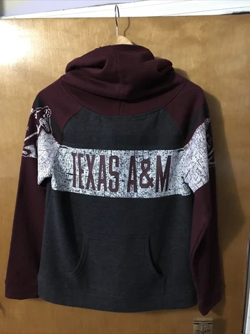 Texas A&M Aggies Women’s Cowl Neck Hoodie- Small Cover