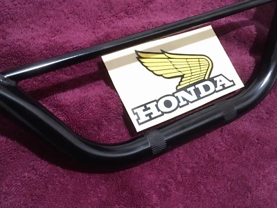 HONDA CR60 CR 60 1983 1984 NUEVO MANILLAR NEGRO HECHO EN EE. UU. VINTAGE VMX Foto 1 de 4