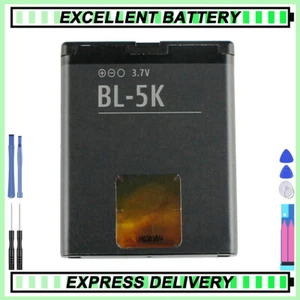 BL-5K BL 5K BL5K 3.7V 1200mAh Battery For Nokia N87 2610S 701 Oro C7 C7-00 X7 AU - Zdjęcie 1 z 6