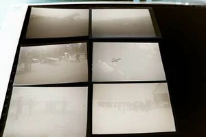 sechs tolle alte Negative - alte Segelflieger - 30-40er Jahre in Nebel ? - Picture 1 of 1