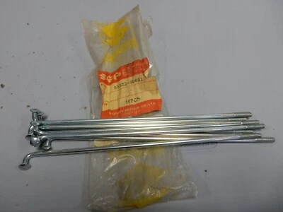 Radios de rueda NOS Suzuki 71-73 TS250 72-73 TS400 55322-30021 CANTIDAD10 Foto 1 de 4