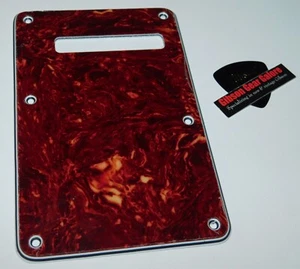 Fender Stratocaster Cavity Plate Tremolo Cover Relic Tortoise Guitar Parts Lefty - Picture 1 of 3