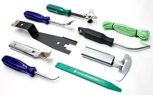NEW Complete 8-PC Weatherstrip Tool Kit Window Windshield Seal Installation Set - Picture 1 of 10