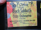 Ozzfest 20 juin 1998 billet de concert d'occasion talon Milton Keynes Bowl 