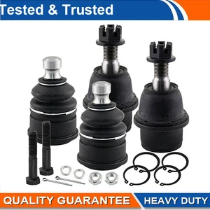 Front Upper and Lower Ball Joints For GMC Envoy Chevy Trailblazer SSR Rainier - Picture 1 of 7