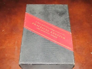 VINTAGE 1935 SELF TEACHING COURSE PRACTICAL ENGLISH SPEECH LESSON SET IN BOX - Imagen 1 de 3