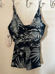 Apuestas de sol 32D top tankini, 77D lana índigo nuevo - Imagen 1 de 7