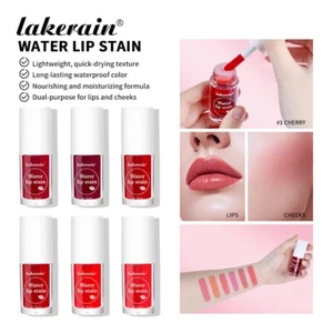 Lakerain Lip Stain Tint: Weightless Matte, Longwear & Smudge Proof (Vegan) - Picture 1 of 20