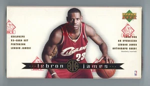 LEBRON JAMES 2003-04 Upper Deck "ROOKIE SET" (BBCE WRAPPED) FACTORY 32 CARD SET - Picture 1 of 2