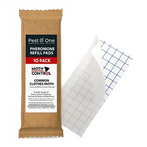 Pheromone Moth Trap Refill Pads: Effective for Clothes Moths and Pantry Moths - Picture 1 of 13