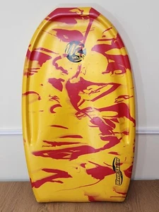 Wave Skater Boogie Body Surf Board Big Size Red & Yellow Swirl RARE Surfer - Picture 1 of 11