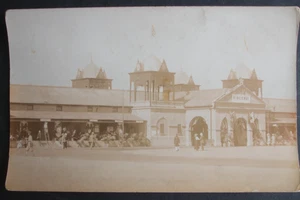 Antigua India RPPC ESTACIÓN DE TREN KINGSWAY CORONACIÓN DELHI DURBAR 1911 LÍNEA FERROVIARIA - Imagen 1 de 1
