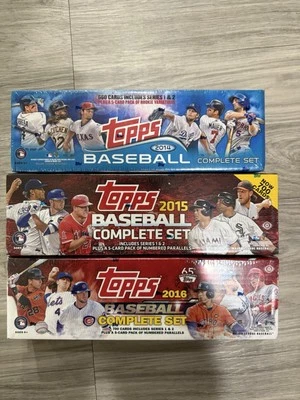 2014 2015 2016 Topps Juego Completo Sellado Fábrica Lote Hobby Foto 1 de 2