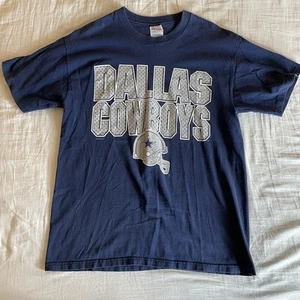VINTAGE DALLAS COWBOYS HANES HEAVYWEIGHT T-Shirt Large - Picture 1 of 7