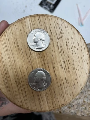 1776-1976 D US Bicentennial Quarter, Rare filled Mint Mark Error  - Image 1 of 2