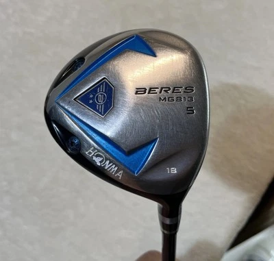 PALO DE GOLF HONMA BERES MADERA DE CALLE MG813 2 ESTRELLAS #5 LOFT 5W-18 BAYAS R-FLEX Foto 1 de 4
