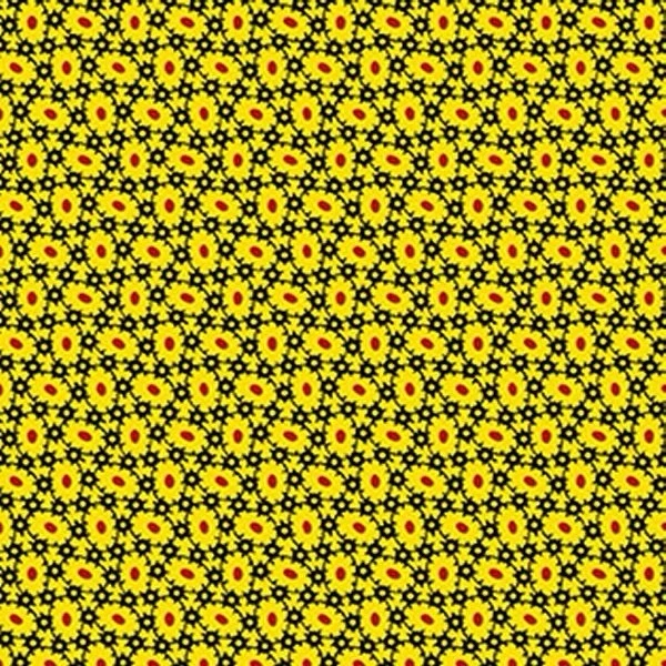 Civil War Repro Fabric Baltimore Album 390-Y Lace Chrome Yellow by Andover - Image 1 of 1