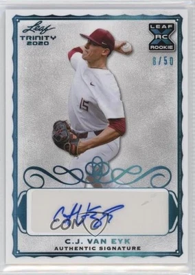 2020 Leaf Trinity Auto Platinum /50 CJ Van Eyk #A-CVE Auto - Image 1 of 2