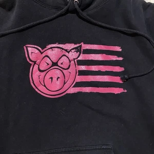 Pig Wheels Skateboards 90s-2000s Vintage Skate Hoodie Size Small Tum Yeto - Bild 1 von 6