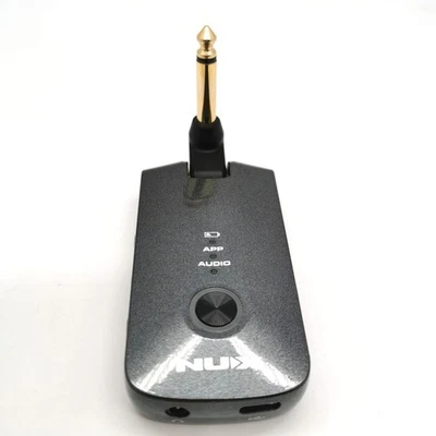 NUX MP-3 Mighty Plug Pro Guitar and Bass Amp Modeling Earphone Amplug - Image 1 of 4