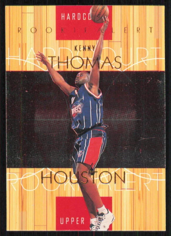 1999 UPPER DECK HARDCOURT KENNY THOMAS 63 MINT RC BASKETBALL HOUSTON ROCKETS - Image 1 of 2