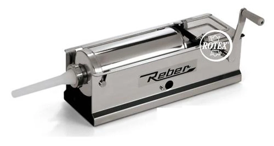 Reber Insaccatrice acciaio inox 8 kg professionale 8961 N - 2 velocità - Rotex - Immagine 1 di 4