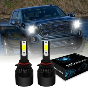 Faro LED 2014 GMC Sierra 1500 2015 - 9012 6000 k bombillas blancas haz alto/bajo - Imagen 1 de 7