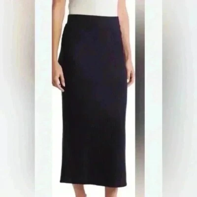 Womens Navy Maxi Sweater Skirt H by Bordeaux XS - Image 1 of 4