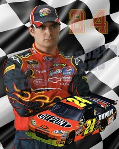 Nascar Lithographie Druck von Jeff Gordon - Bild 1 von 1