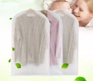 1 piece Jacket Dress Storage Garment Bag Matte Protector Dust Cover - Picture 1 of 10
