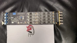 Cobalt Digital 9018 Quad 4:2:2 SDI TO ANALOG CONVERTER openGear Card - Picture 1 of 4