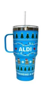 Aldi Gear Christmas Stainless Steel Tumbler Travel Mug 28 Oz 2024 Edition NEW - Picture 1 of 3