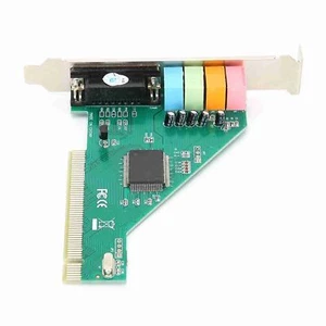 PCI Sound Card Channel 4.1 for Computer Desktop Internal Audio Karte Stereo - Picture 1 of 12