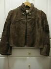 Vintage Lundeen's Furs Seattle Womens Fur Coat Cropped Bust Size 38" NICE 