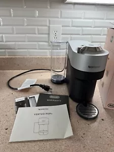 Nespresso Vertuo Pop Plus- Silver and Black ENV95S used tested working - Picture 1 of 4